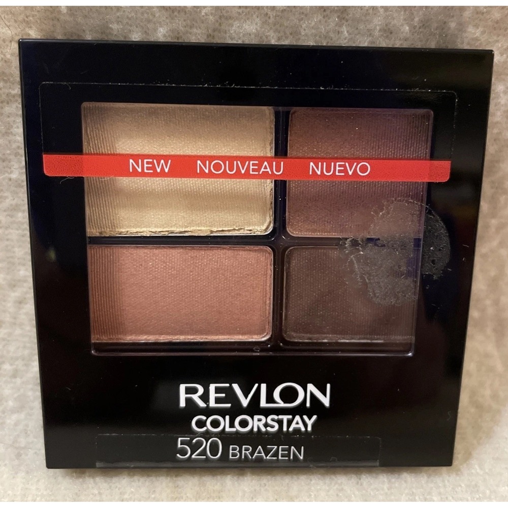 REVLON Colorstay Quad Eyeshadow #520 BRAZEN New Sealed New Old Stock